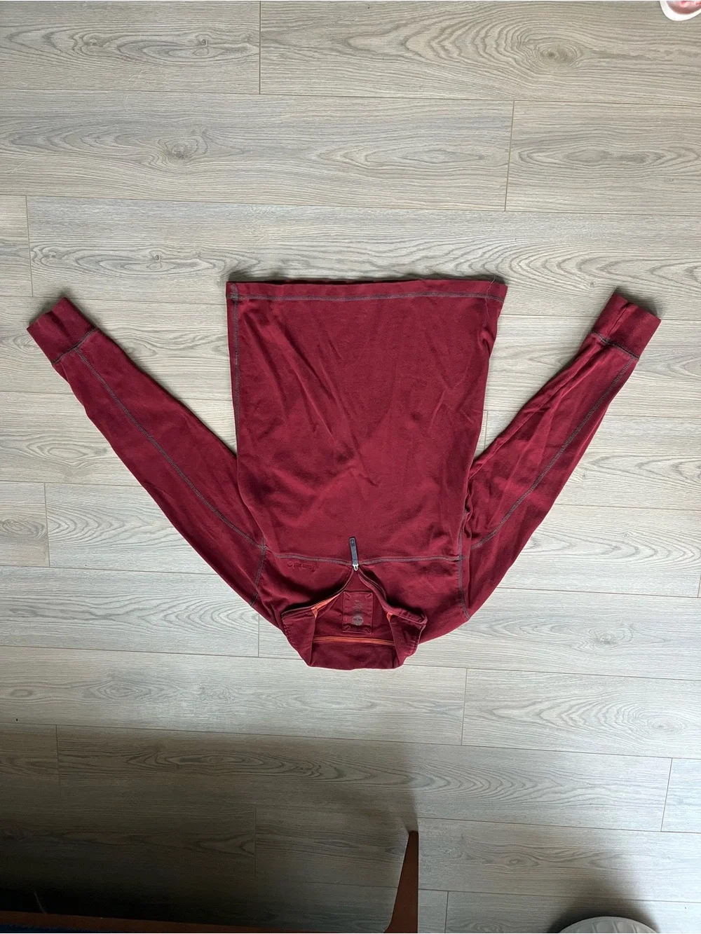 Men's Timberland Burgundy Quarter-Zip Pullover